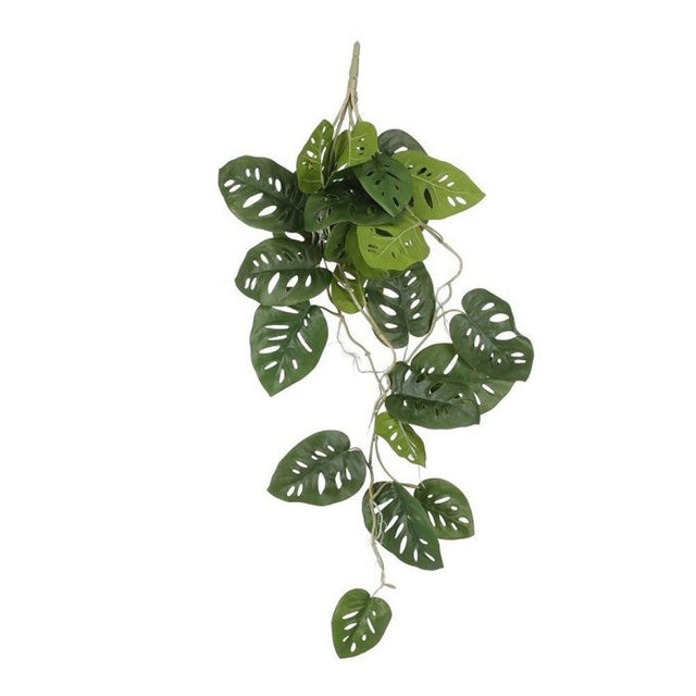 Mica Decorations 80cm Green Artificial Hanging Monstera - Old Railway Line Garden Centre