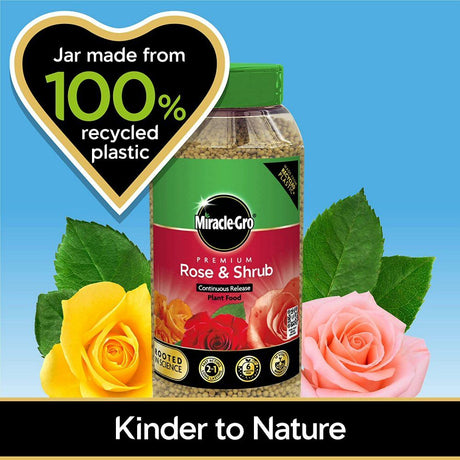 Miracle - Gro 900g Premium Rose & Shrub Continuous Release Plant Food - Old Railway Line Garden Centre