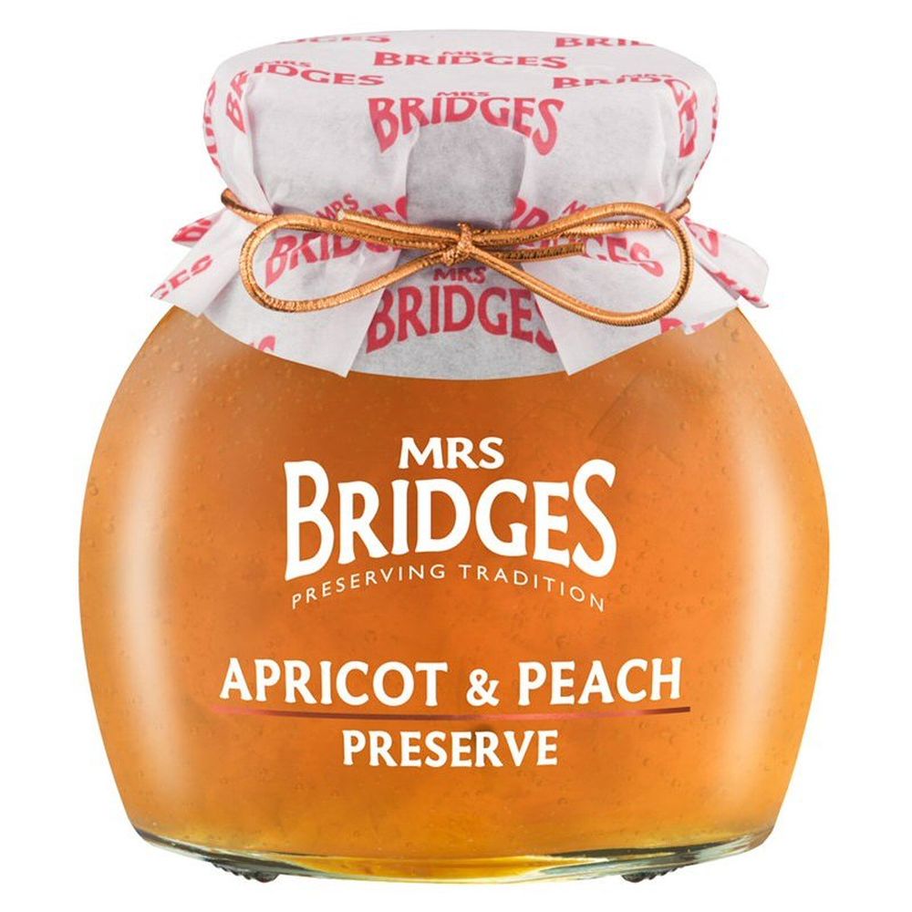 Mrs Bridges 340g Apricot & Peach Preserve - Old Railway Line Garden Centre