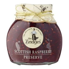 Mrs Bridges 340g Scottish Raspberry Preserve - Old Railway Line Garden Centre