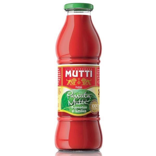 Mutti 700g Passata with Basil Sauce - Old Railway Line Garden Centre