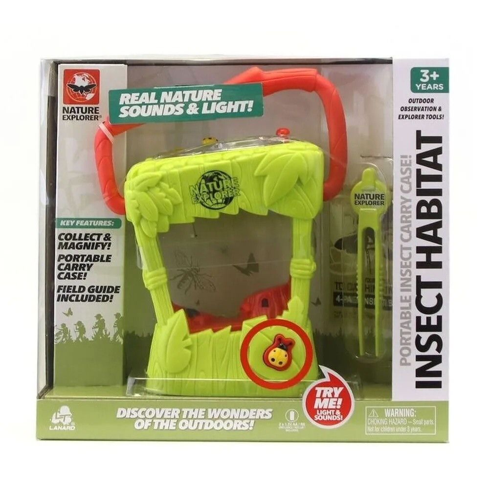 Nature Explorer Insect Habitat Portable Carry Case Toy - Old Railway Line Garden Centre