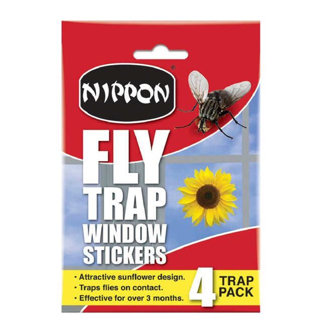 Nippon Fly Trap Window Stickers - Old Railway Line Garden Centre