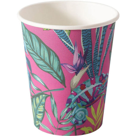 N.J Products 24cl Chameleon Paper Cups (Pack of 10) - Old Railway Line Garden Centre