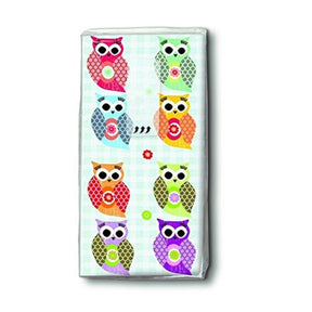 N.J Products Funny Owls Hankie (Pack of 10) - Old Railway Line Garden Centre