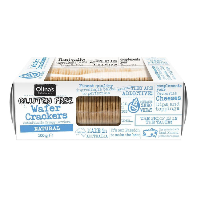Olina's Bakehouse 100g Gluten Free Wafer Crackers