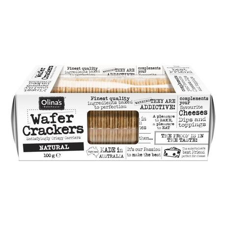 Olina's Bakehouse 100g Natural Wafers - Old Railway Line Garden Centre
