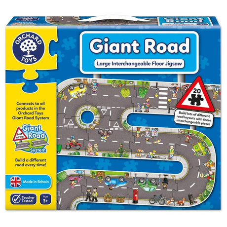 Orchard Toys Giant Road Jigsaw - Old Railway Line Garden Centre