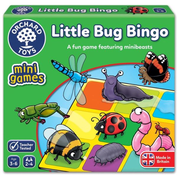 Orchard Toys Little Bug Bingo Mini Game - Old Railway Line Garden Centre