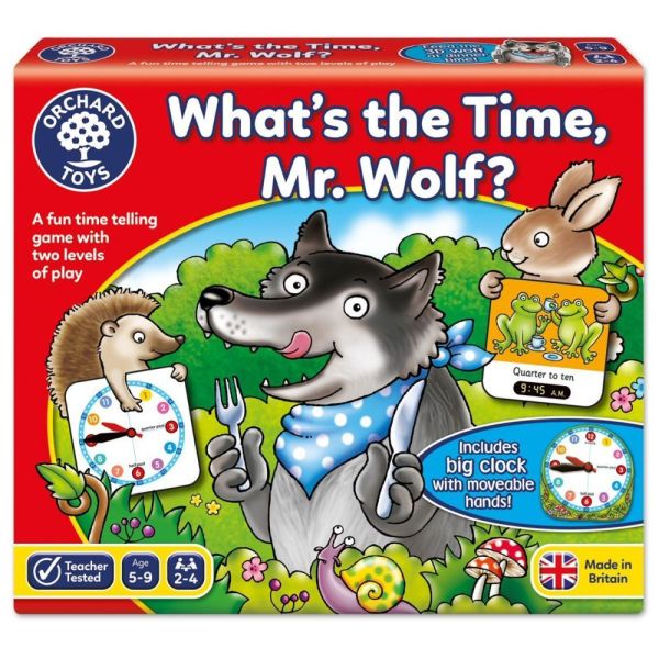 Orchard Toys What's the Time, Mr Wolf Game - Old Railway Line Garden Centre