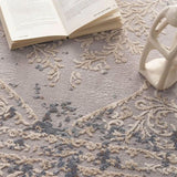 Origin Rugs 80 x 150cm Blue Aura Vintage Medallion Rug - Old Railway Line Garden Centre