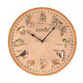 Outside In 12" Birdberry Wall Clock - Old Railway Line Garden Centre