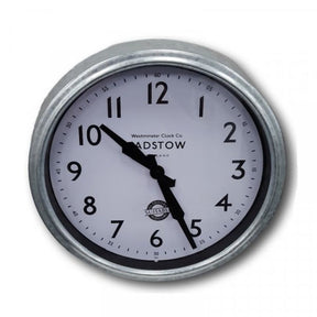 Outside In 12" Padstow Wall Clock - Old Railway Line Garden Centre