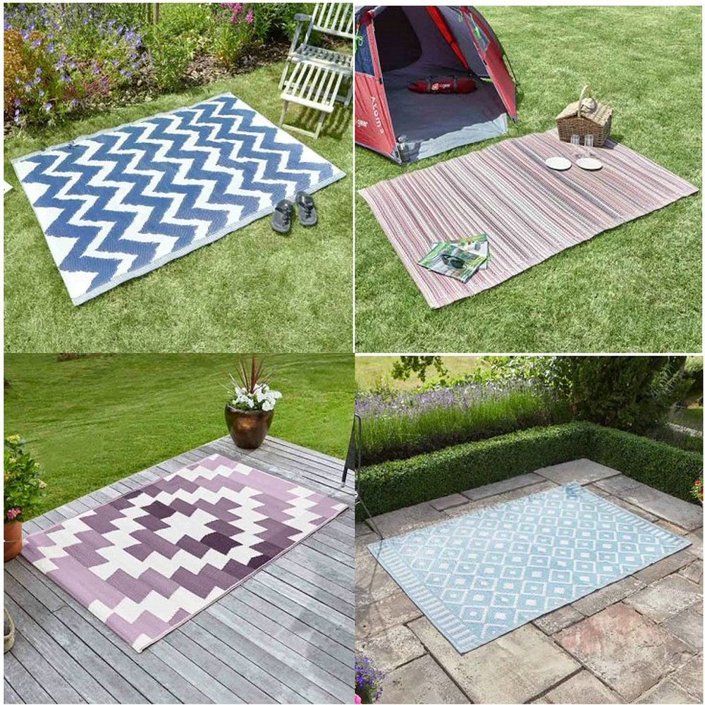 Outside In 120 x 180cm Alfresco Rug (Choice of 4) - Old Railway Line Garden Centre