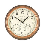 Outside In 15" Astbury Wall Clock, Thermometer & Hygrometer - Old Railway Line Garden Centre