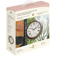 Outside In 15" Greenwich Station Wall Clock & Thermometer - Old Railway Line Garden Centre