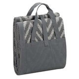 Outside In 210cm Adana Alfresco Picnic Rug - Grey - Old Railway Line Garden Centre