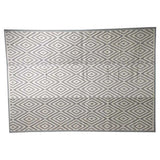 Outside In 210cm Adana Alfresco Picnic Rug - Grey - Old Railway Line Garden Centre