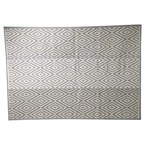 Outside In 210cm Adana Alfresco Picnic Rug - Grey - Old Railway Line Garden Centre