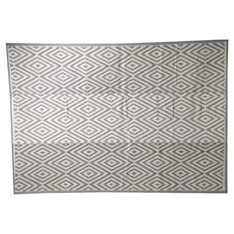 Outside In 210cm Adana Alfresco Picnic Rug - Grey - Old Railway Line Garden Centre