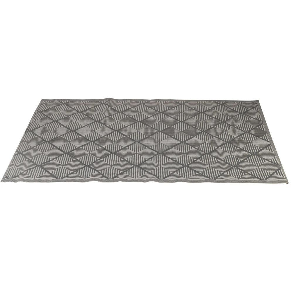 Outside In 210cm Slate Alexandria Alfresco Rug - Old Railway Line Garden Centre
