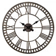 Outside In 23" Buxton Metal Wall Clock - Old Railway Line Garden Centre