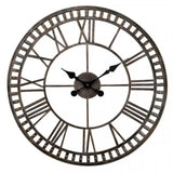 Outside In 23" Buxton Metal Wall Clock - Old Railway Line Garden Centre