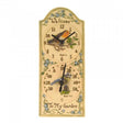 Outside In 28cm Birdberry Wall Clock & Thermometer - Old Railway Line Garden Centre