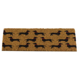 Outside In 53cm Dogs! Dachshund Decoir Doormat Insert - Old Railway Line Garden Centre