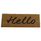 Outside In 53cm Hello Coir Doormat Insert - Old Railway Line Garden Centre