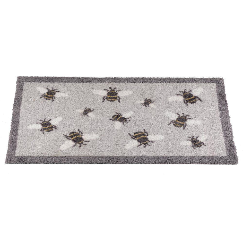 Outside In 75cm Busy Bees Ritzy Rug Doormat - Old Railway Line Garden Centre