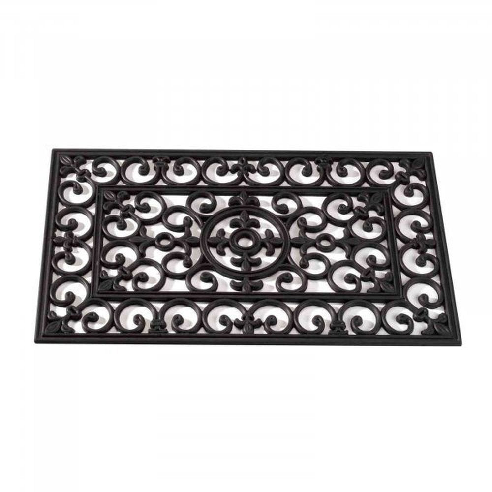 Outside In 75cm Classic Rubber Cast Mat - Old Railway Line Garden Centre