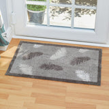 Outside In 75cm GreyFern Ritzy Rug Doormat - Old Railway Line Garden Centre