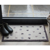 Outside In 75cm Heart & Paws Ritzy Rug - Old Railway Line Garden Centre
