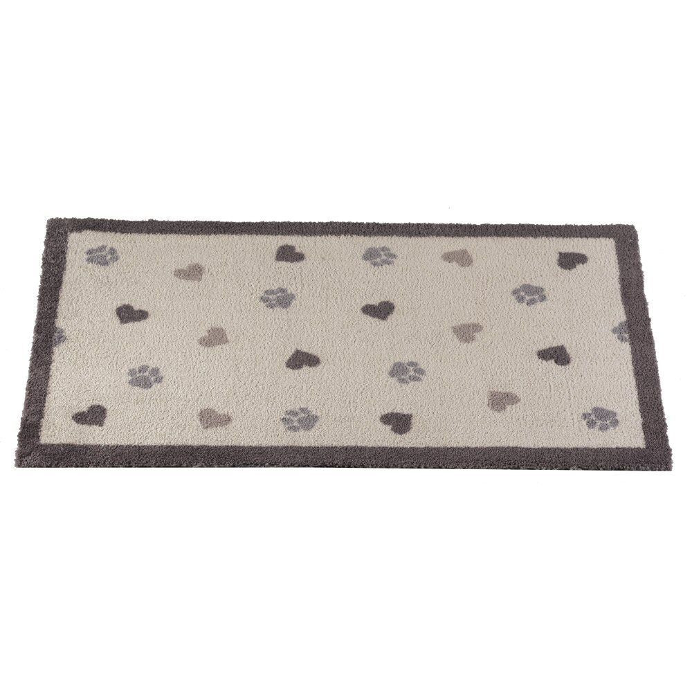 Outside In 75cm Heart & Paws Ritzy Rug - Old Railway Line Garden Centre