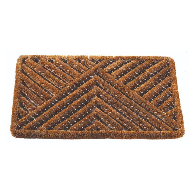Outside In 75cm Muck Off! Wire Brush Doormat - Old Railway Line Garden Centre