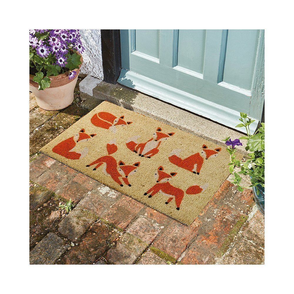 Outside In 75cm Six Vixens Decoir Doormat - Old Railway Line Garden Centre