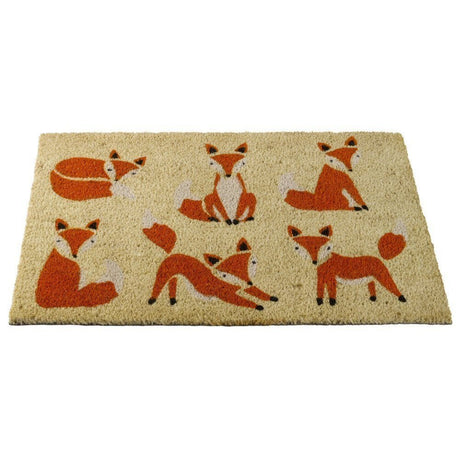Outside In 75cm Six Vixens Decoir Doormat - Old Railway Line Garden Centre