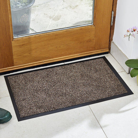 Outside In 80cm Framed Mocha Ulti - Mat Doormat - Old Railway Line Garden Centre