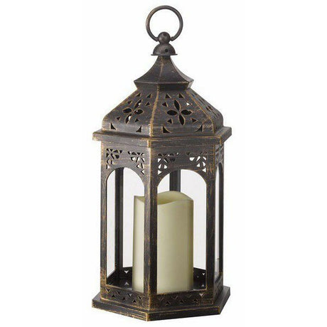 Outside In Moroccan Lantern - Old Railway Line Garden Centre