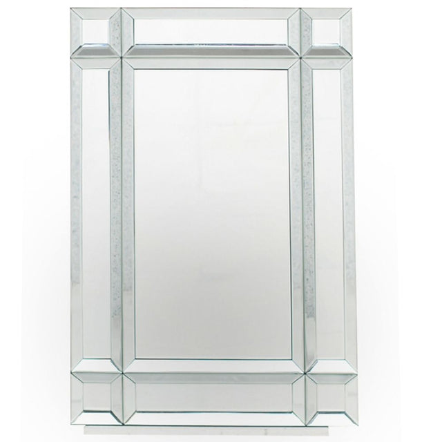 Pacific Lifestyle Mirrored Glass Oblong Wall Mirror - Old Railway Line Garden Centre