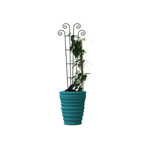 Panacea 121cm Green Wave Pot Trellis - Old Railway Line Garden Centre