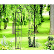Panacea 228cm Black Arched Top Arch - Old Railway Line Garden Centre