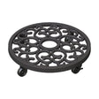 Panacea 30cm Heavy Weight Cast Iron Scroll Plant Caddy - Old Railway Line Garden Centre