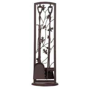 Panacea 5 Piece Oak Leaf Fireplace Tool Set - Old Railway Line Garden Centre