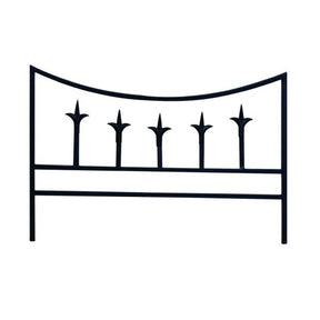 Panacea 52cm Black Classic Finial Garden Edge - Old Railway Line Garden Centre