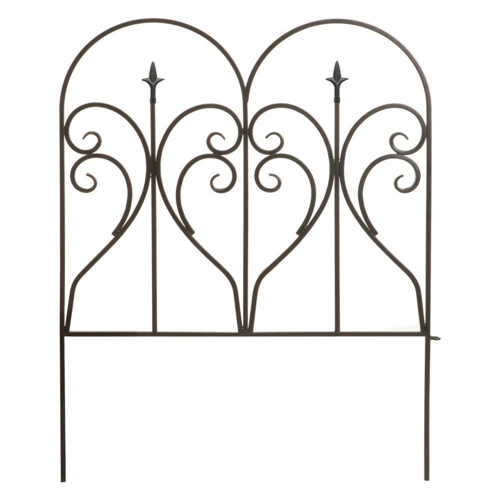 Panacea 76cm Scroll & Finial Border Edge - Old Railway Line Garden Centre