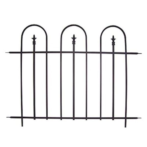 Panacea 91cm Triple Arch Garden Fence Section - 87500 - Old Railway Line Garden Centre
