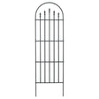 Panacea French Arch Trellis With Finials - Black - Old Railway Line Garden Centre
