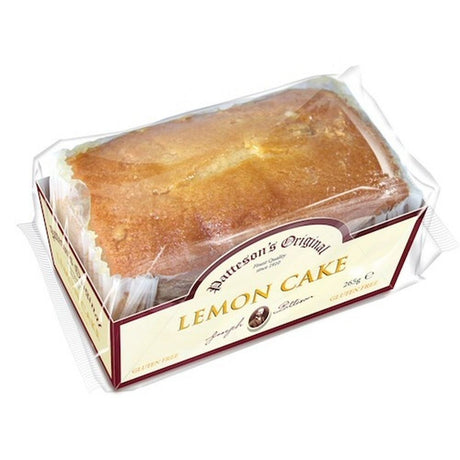 Patteson's 265g Original Gluten Free Lemon Cake - Old Railway Line Garden Centre